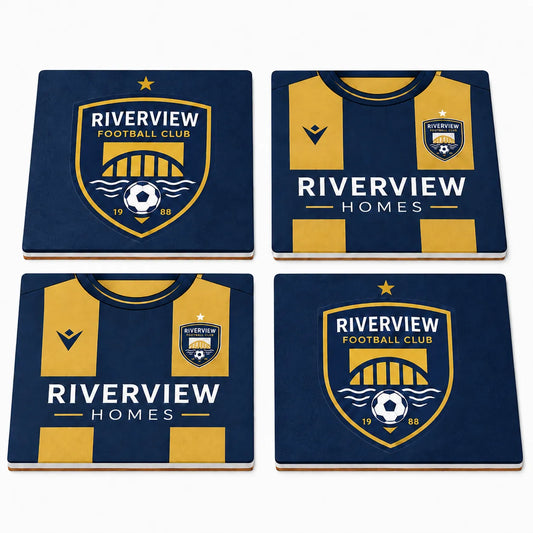 Club Ceramic Coaster Set