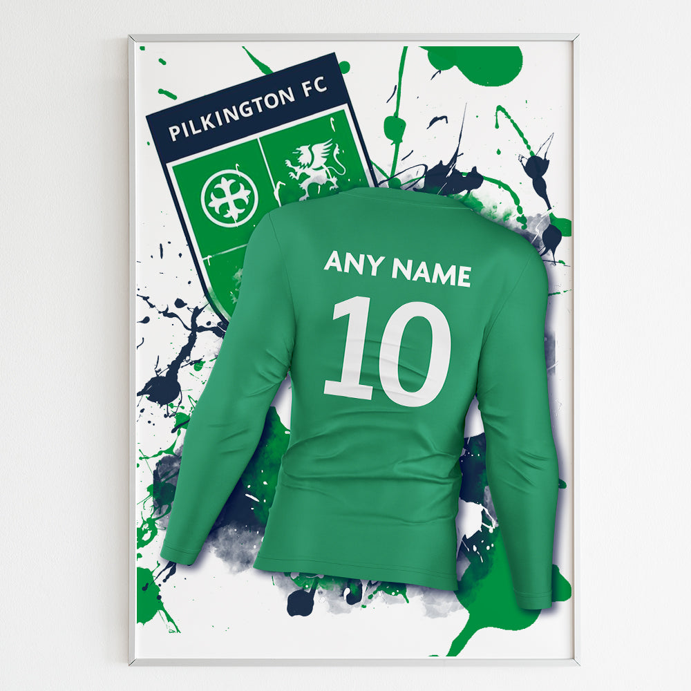 Pilkington FC - Personalised Shirt Frame