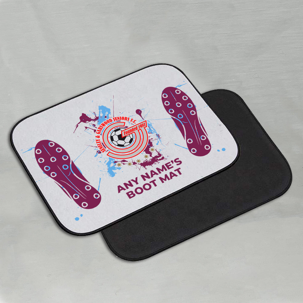 Seneley & Garswood - Football Boot Car Mat