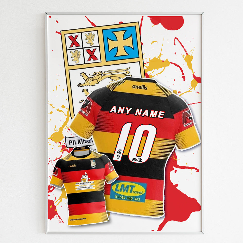 Pilkington Recs - Personalised Shirt Frame