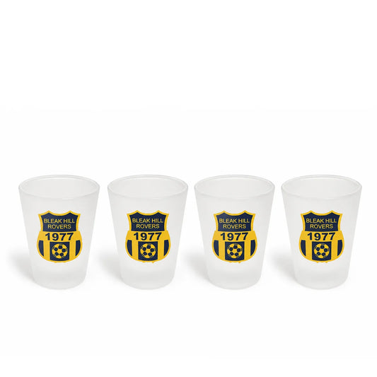 Bleak Hill Rovers Shot Glasses (Pack of 4)