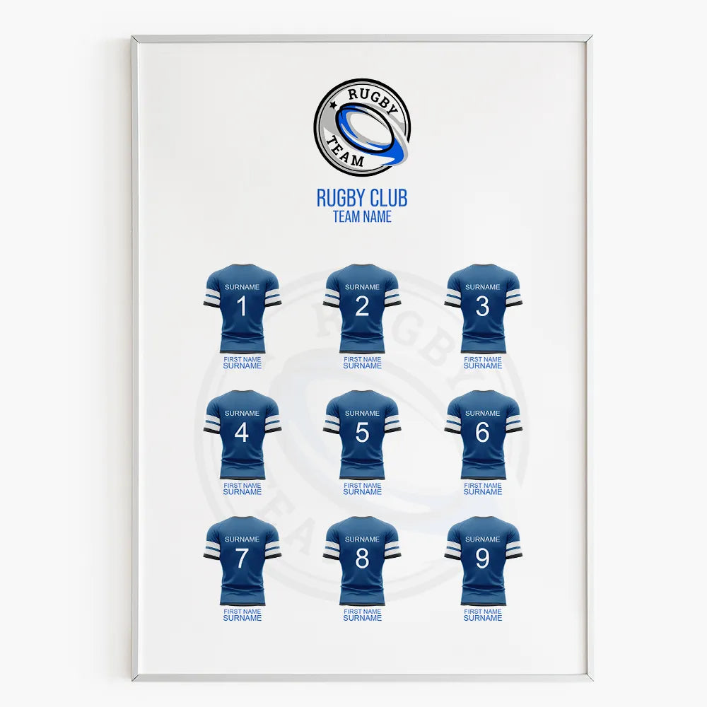 Framed Team Print