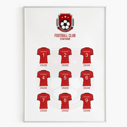 Framed Team Print