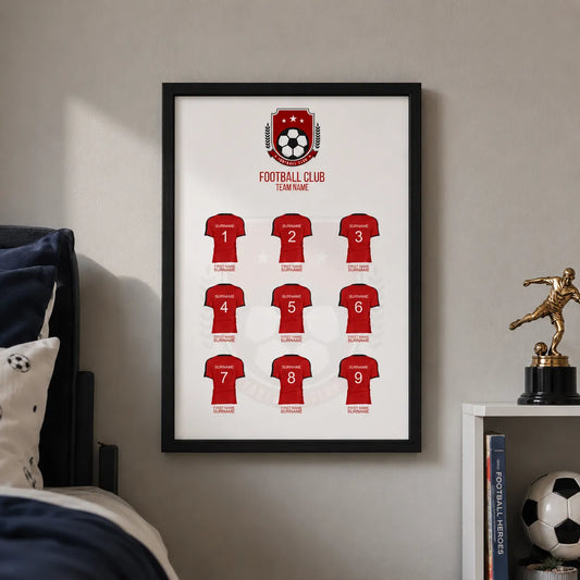 Framed Team Print