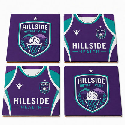 Club Ceramic Coaster Set