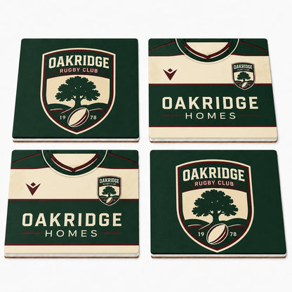 Club Ceramic Coaster Set