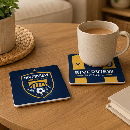Club Ceramic Coaster Set