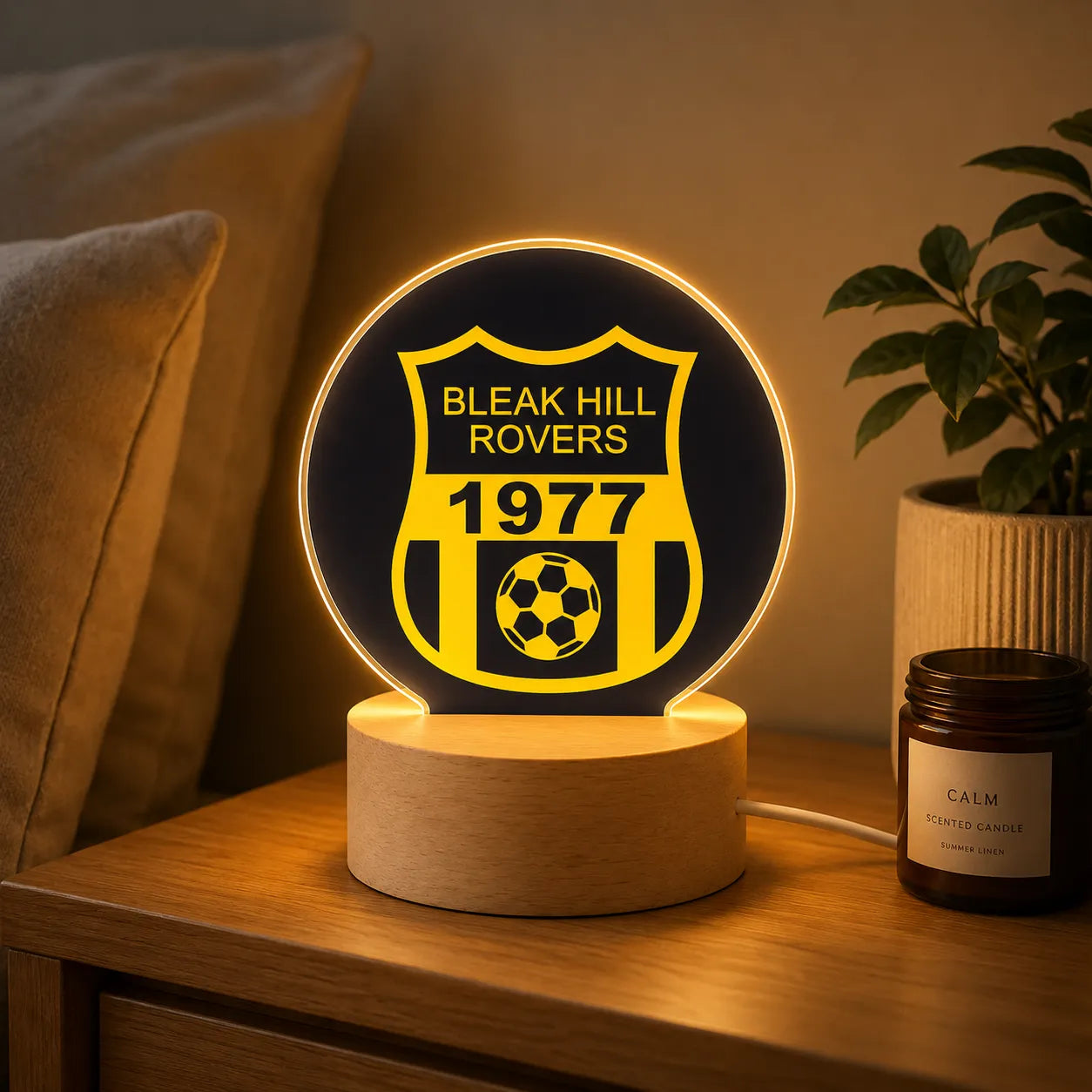 Bleak Hill Rovers LED Lamp