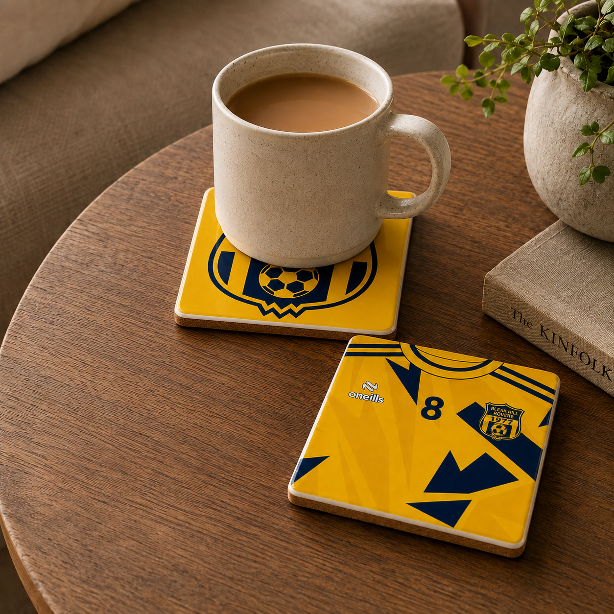 Bleak Hill Rovers Ceramic Coaster Set