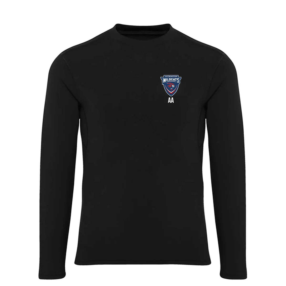 Accrington Wildcats - Base-Layer Top - Black