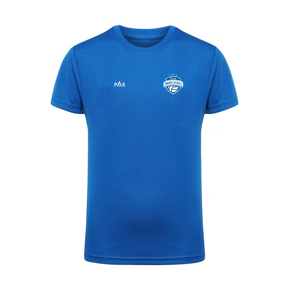 Wigan Juniors Netball - Dynamo Tech Tee Blue (Junior)