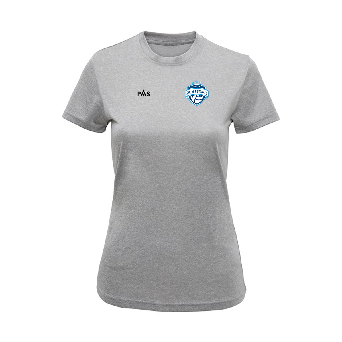 Wigan Juniors Netball - Dynamo Tech Tee Silver