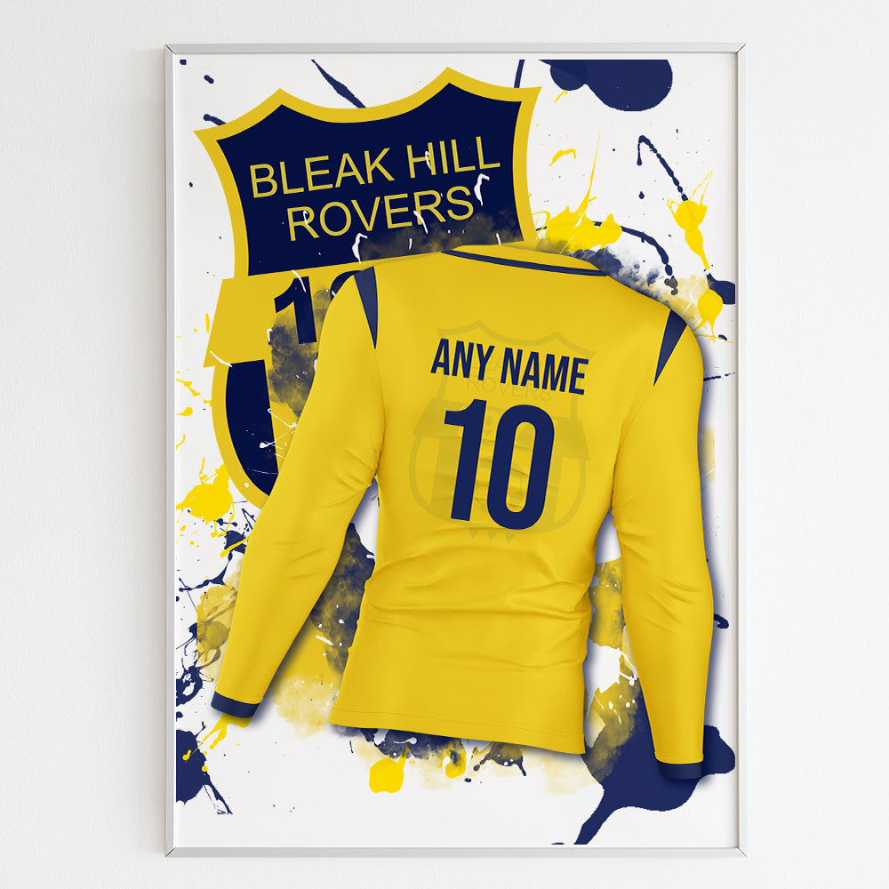Bleak Hill Rovers - Personalised Shirt Frame