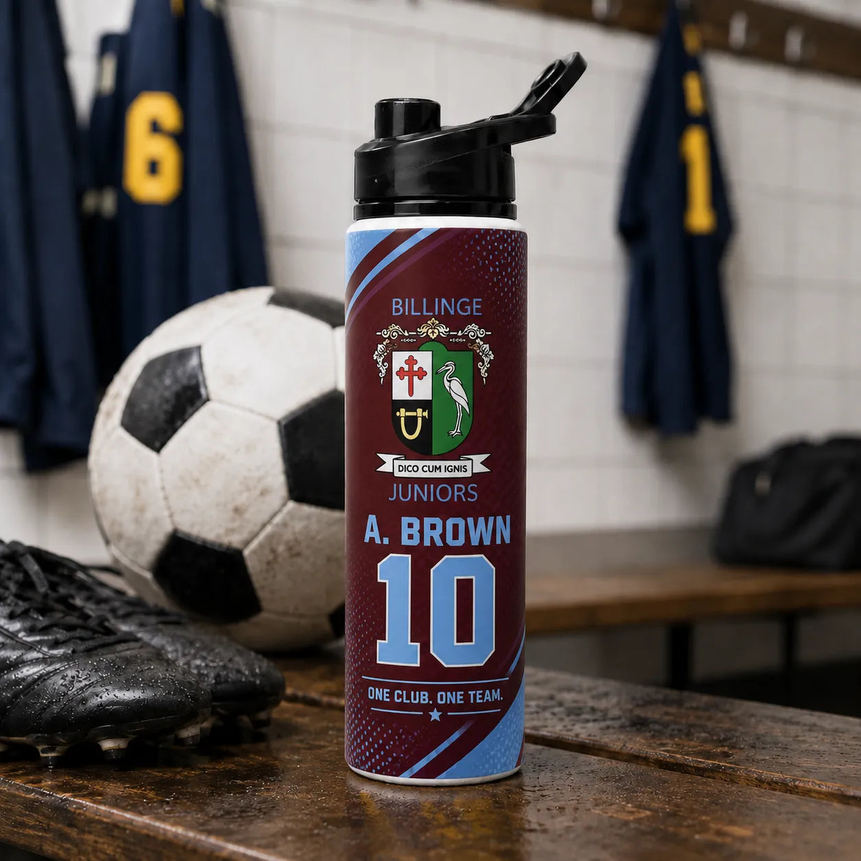Billinge Juniors Flip Top Water Bottle