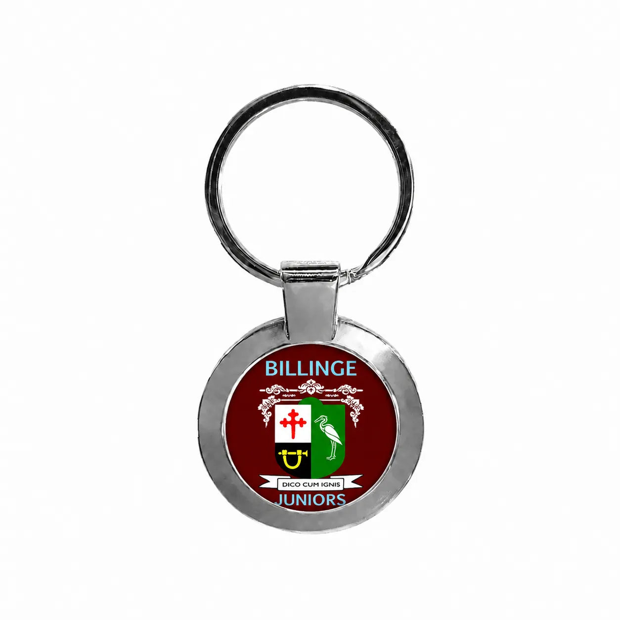 Billinge Juniors Round Keyring