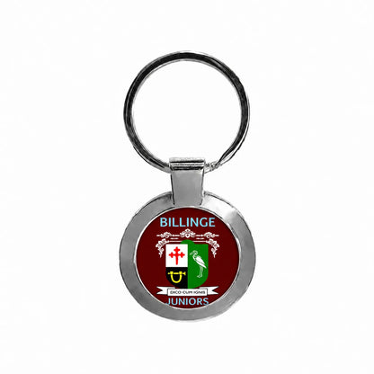 Billinge Juniors Round Keyring