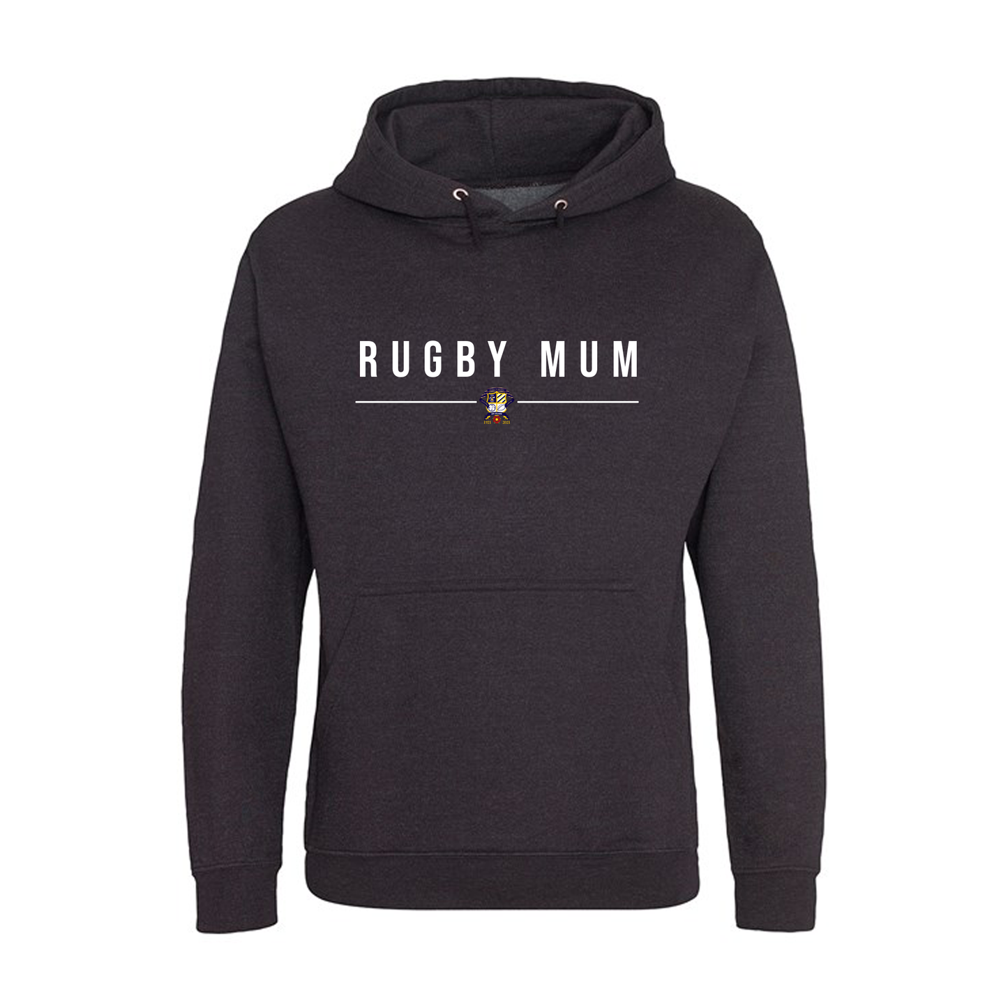 Clock Face Rugby Mum Hoodie