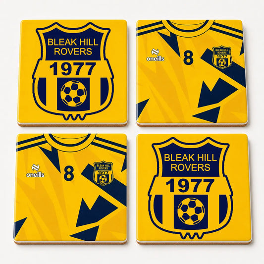 Bleak Hill Rovers Ceramic Coaster Set