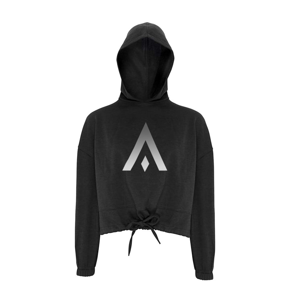 Cropped Crest Hoodie