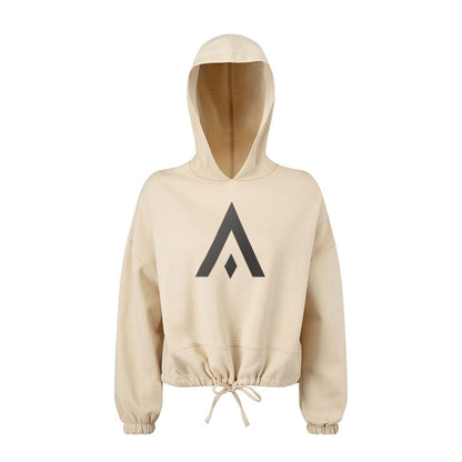 Cropped Crest Hoodie