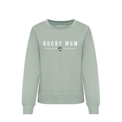 Clock Face Rugby Mum Sweatshirt