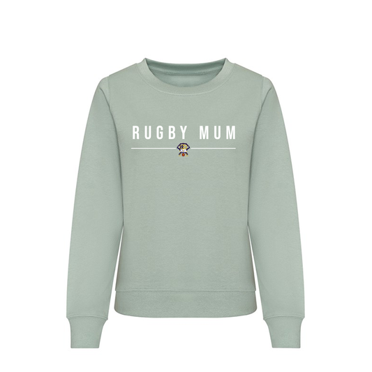 Clock Face Rugby Mum Sweatshirt