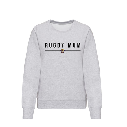 Clock Face Rugby Mum Sweatshirt