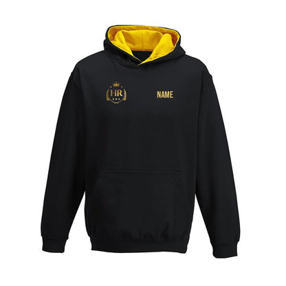 Haydock Royals - Varsity Hoodie Black/Yellow