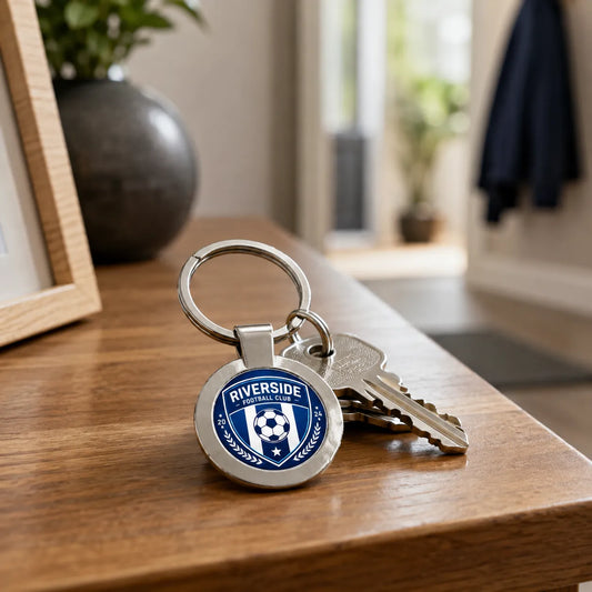 Round Club Keyring