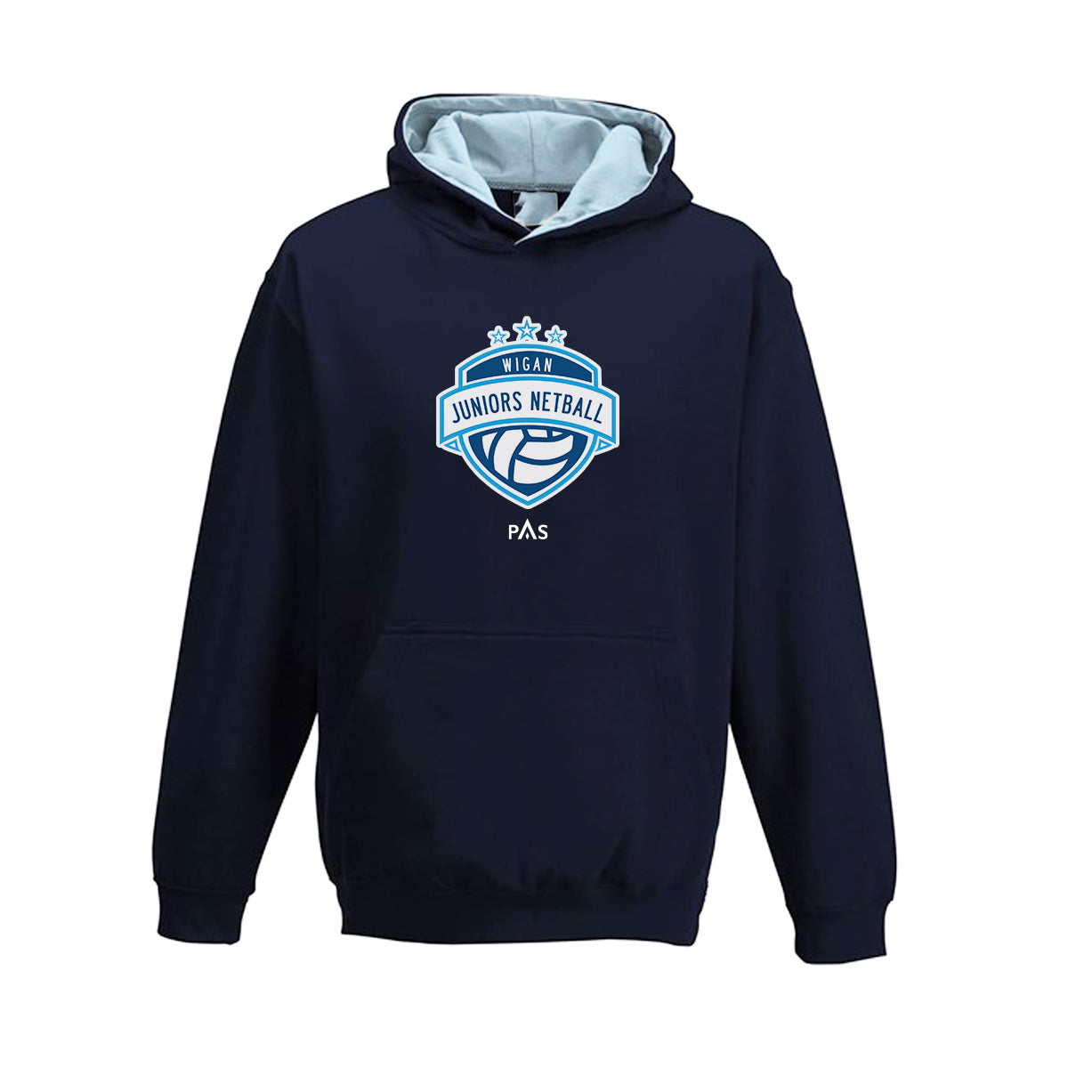 WJN - Varsity Hoodie Navy/Sky Blue (Junior)