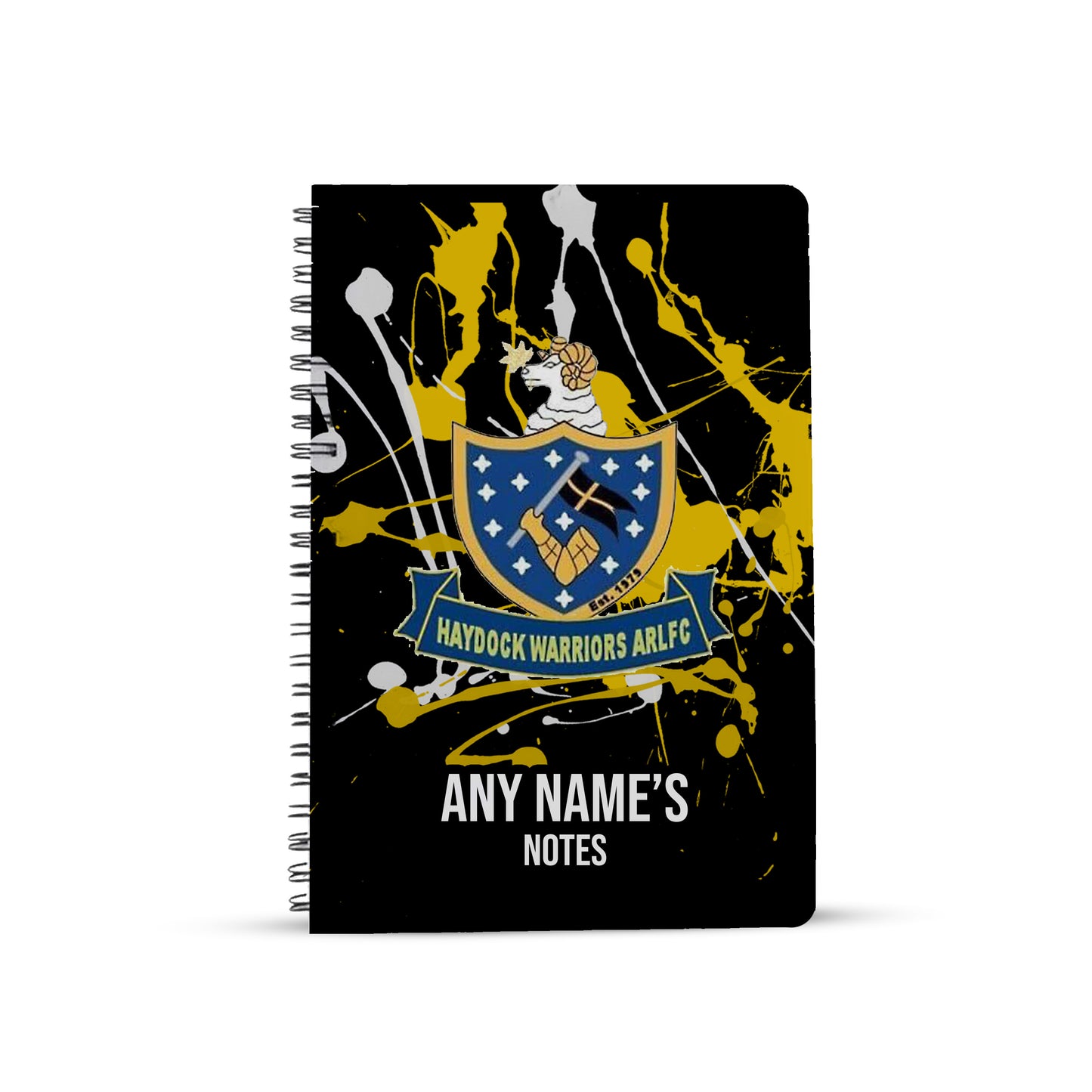 Haydock Warriors - Crest Notebook