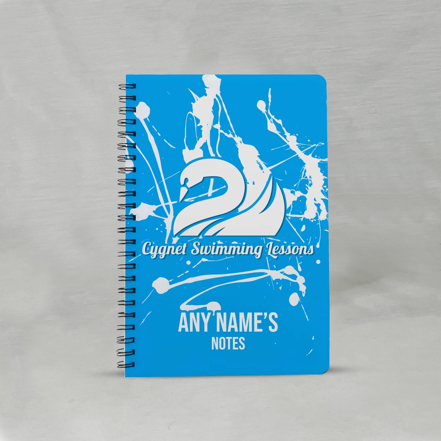 Cygnet Swimming - Crest Notebook