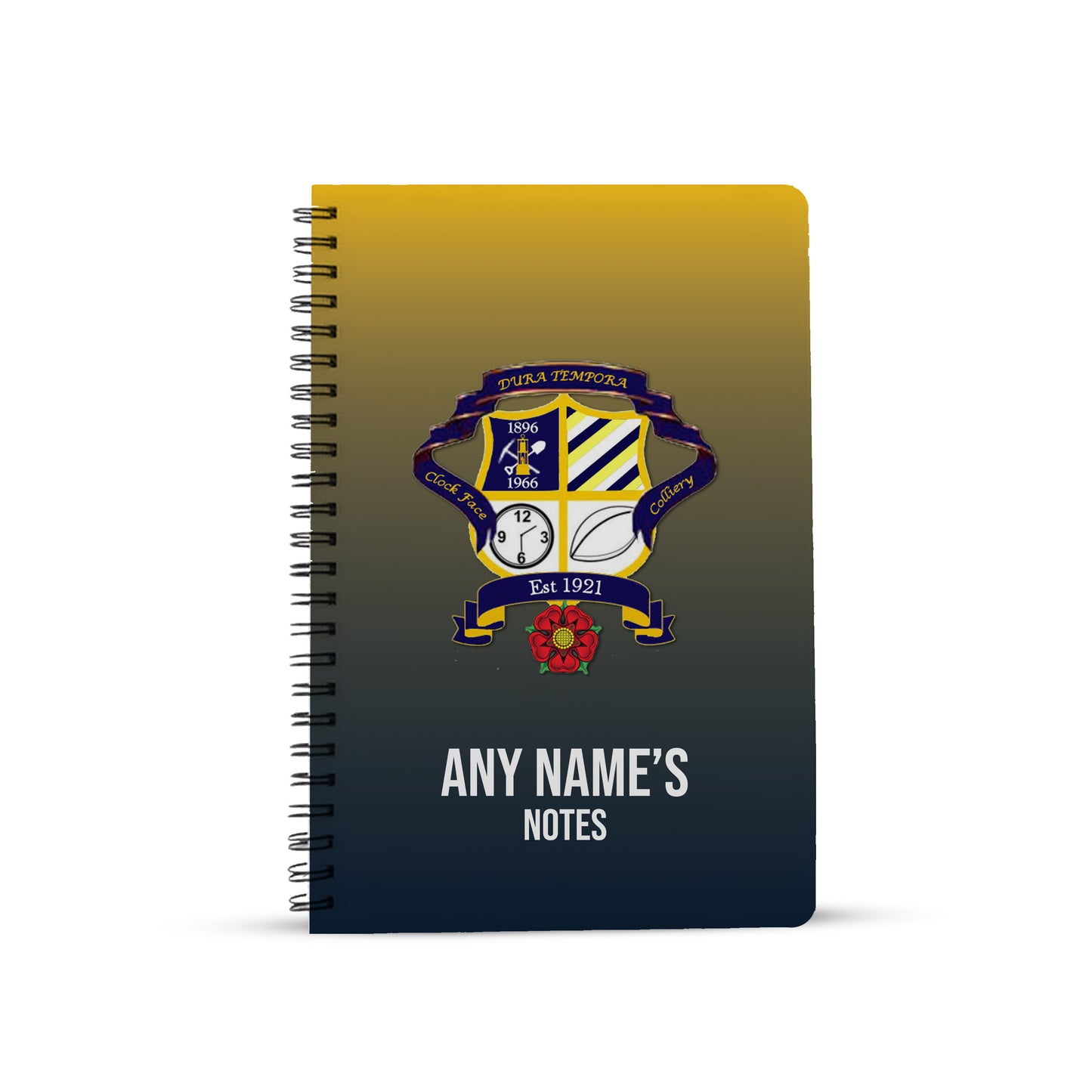 Clock Face Miners - Crest Notebook
