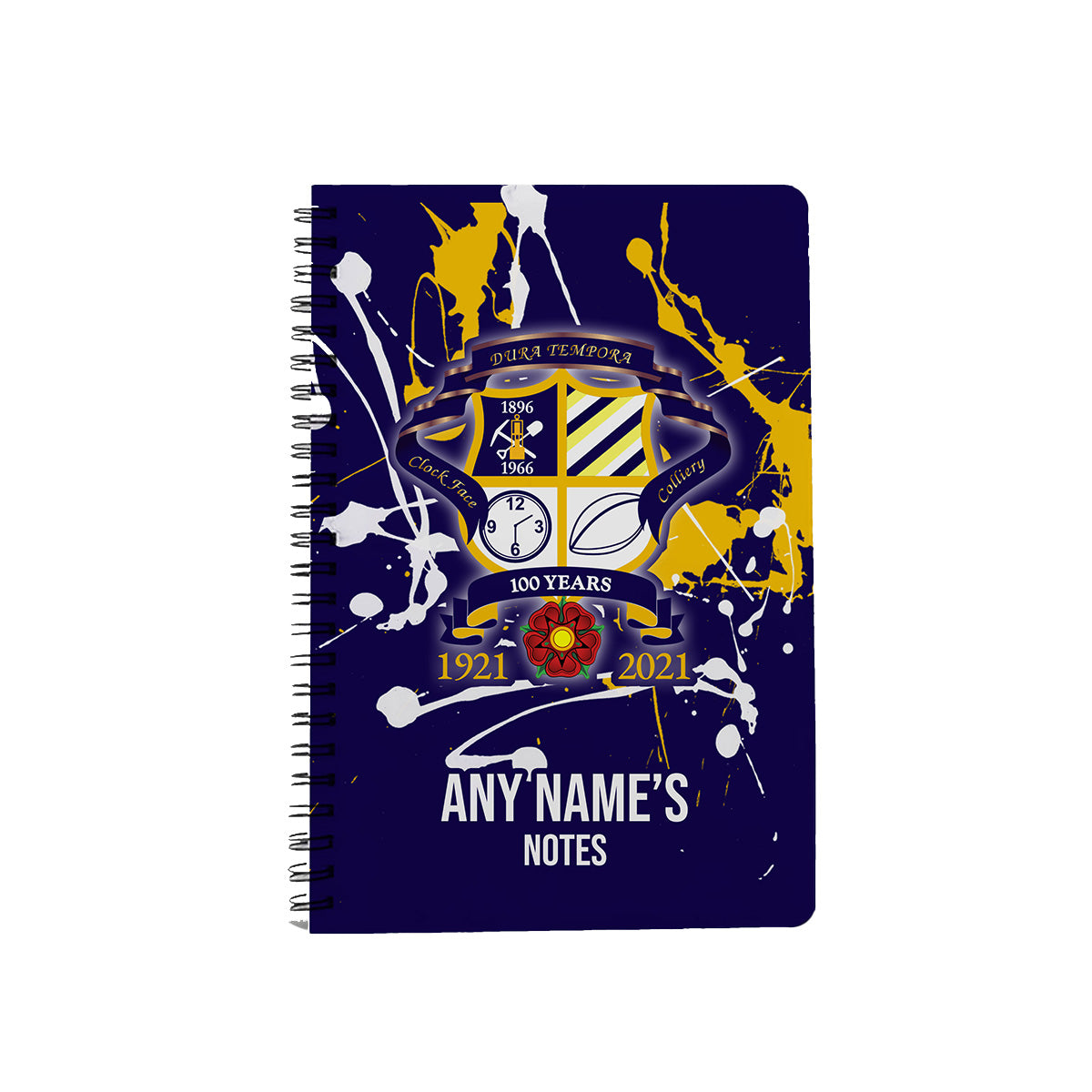 Clock Face Miners Crest Notebook PASPrints