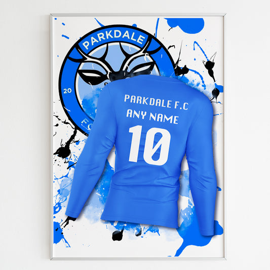 Parkdale FC - Personalised Shirt Frame