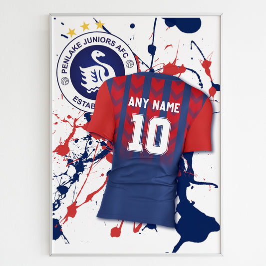 Penlake FC - Personalised Shirt Frame