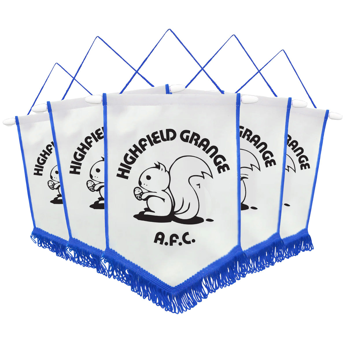 Highfield Grange FC - Pennant Flag 5 Pack