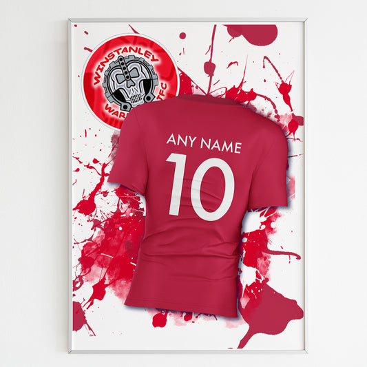Winstanley FC - Personalised Shirt Frame