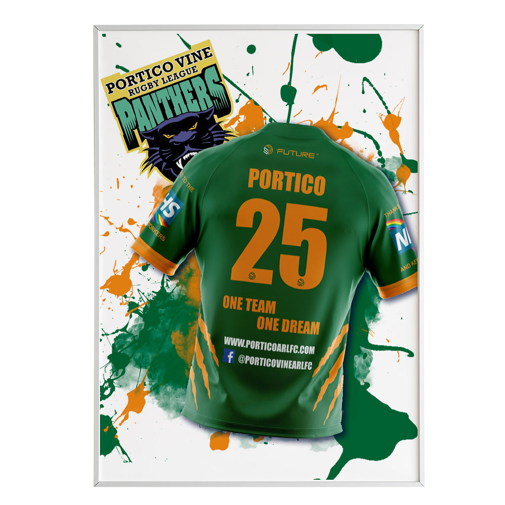 Portico Vine ARLFC - Personalised Shirt Frame