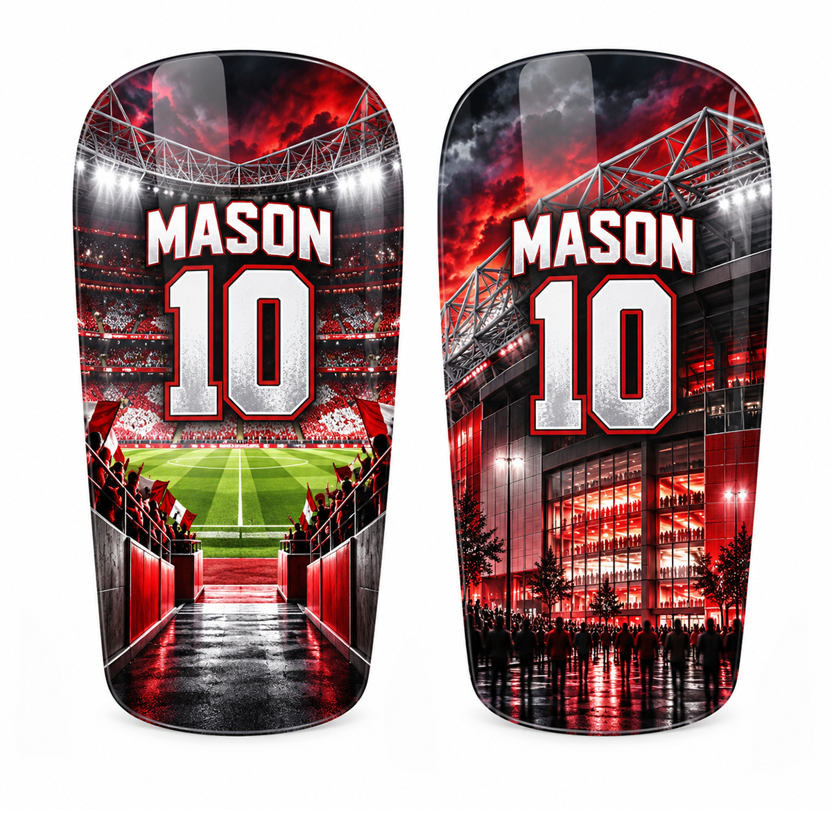 Football Stadium Shin Pads