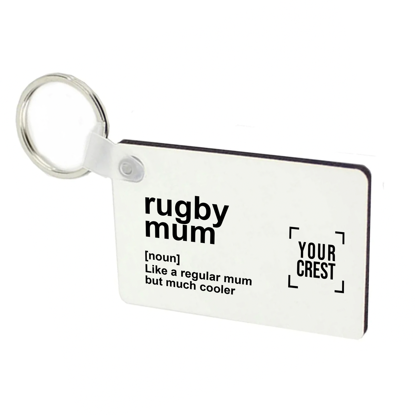 Rugby Mum - Keyring