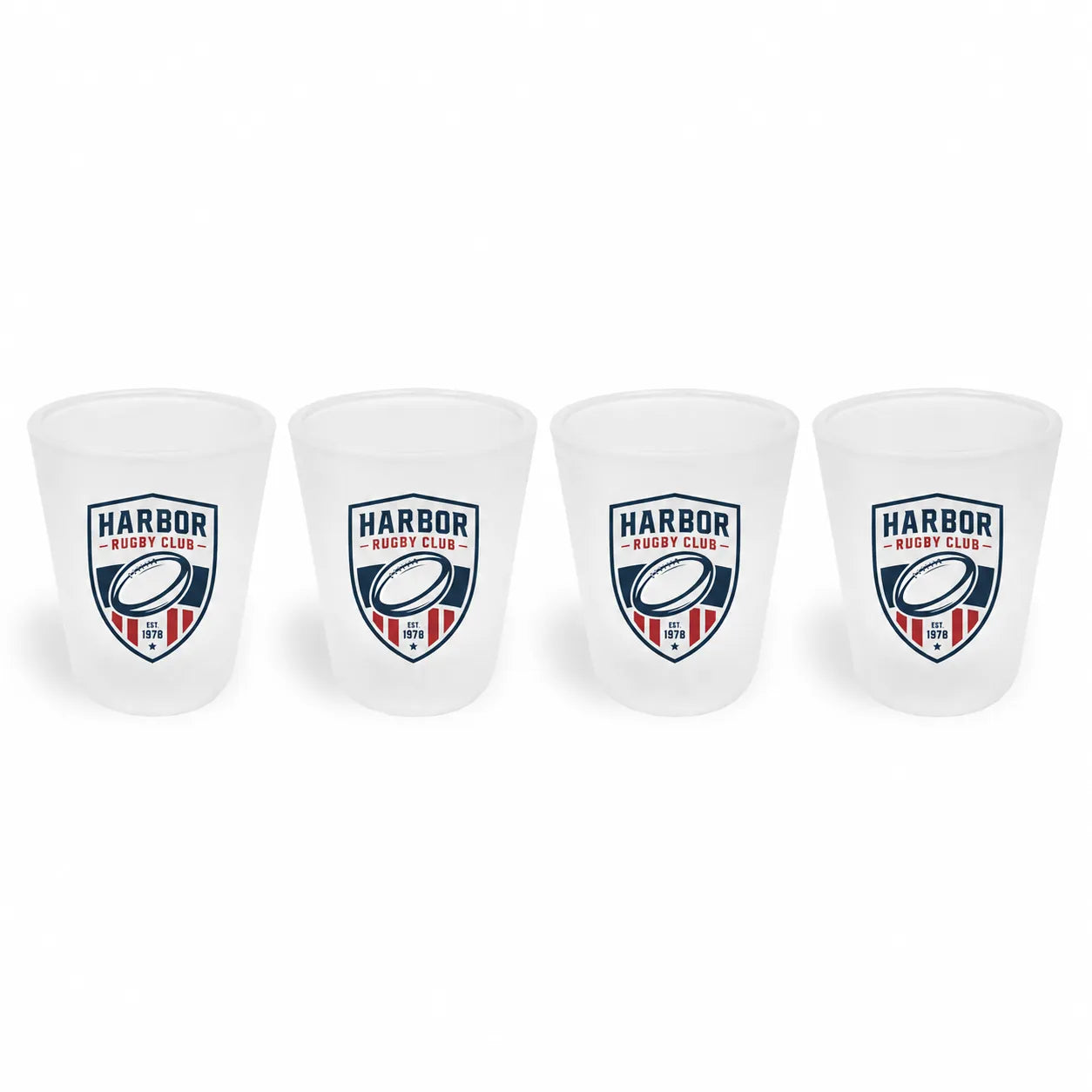 Club Shot Glasses (Pack of 4)