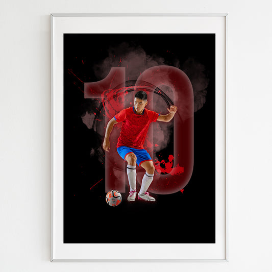 Rangers Juniors FC - Framed Solo Player Print
