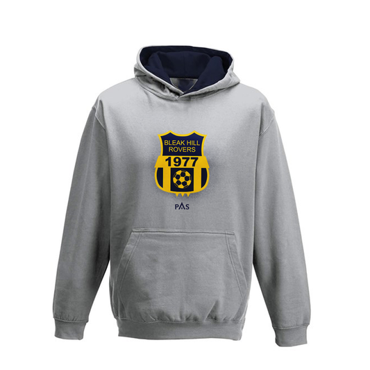 Bleak Hill Rovers - Varsity Hoodie Grey/Navy (Adult)