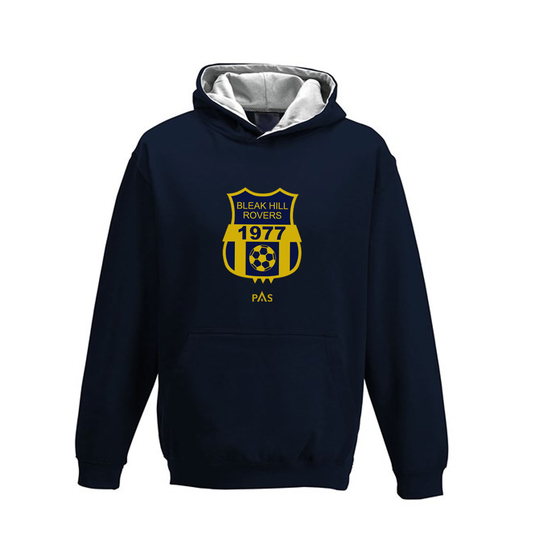 Bleak Hill Rovers - Varsity Hoodie Navy/Grey (Junior)