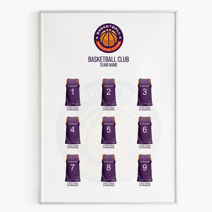Framed Team Print