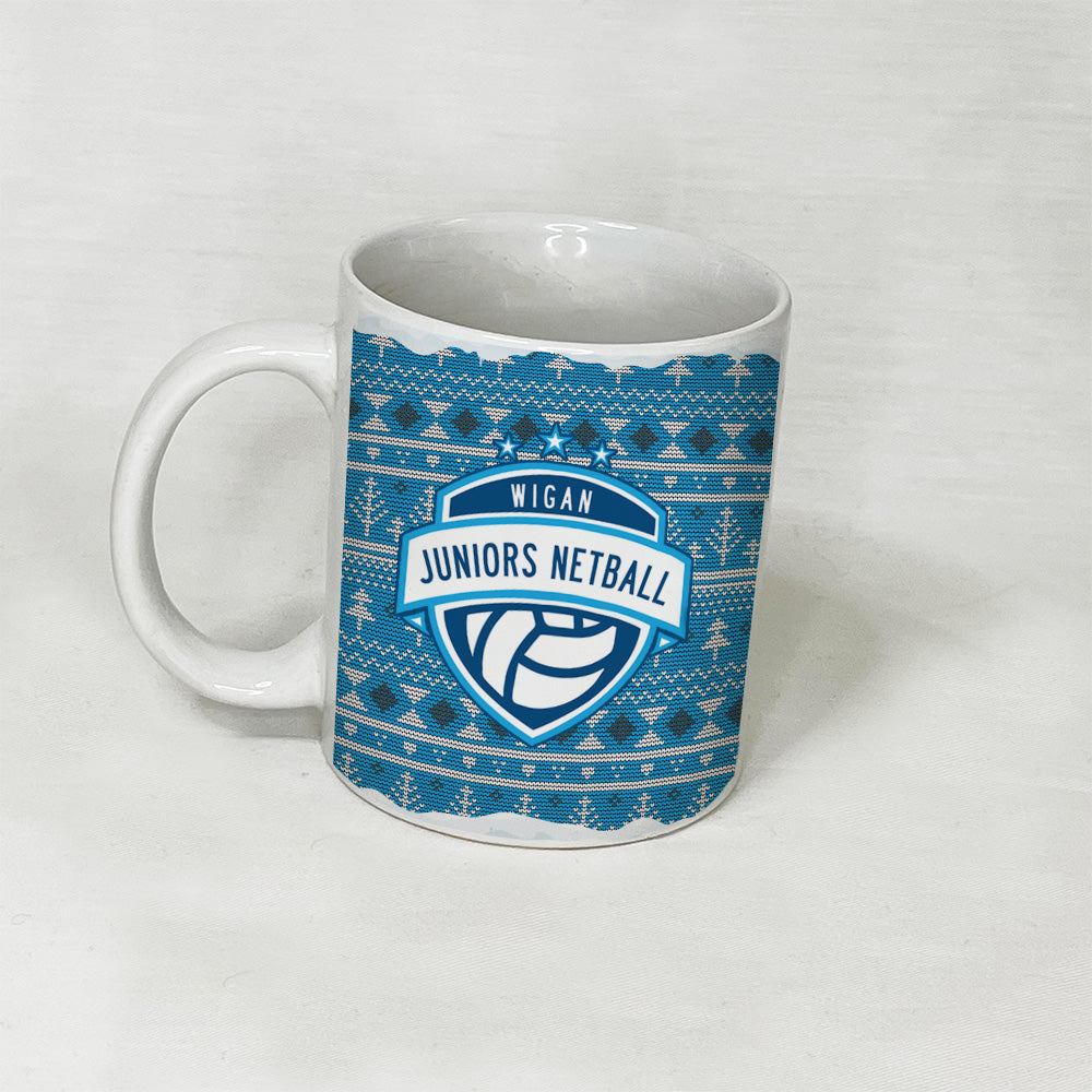 Wigan Juniors Netball - Festive Mug